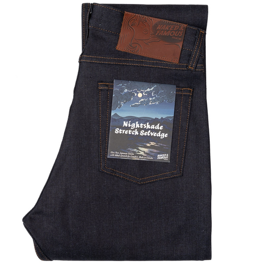 NAKED AND FAMOUS - NIGHTSHADE STRETCH SELVEDGE DENIM - TRUE GUY