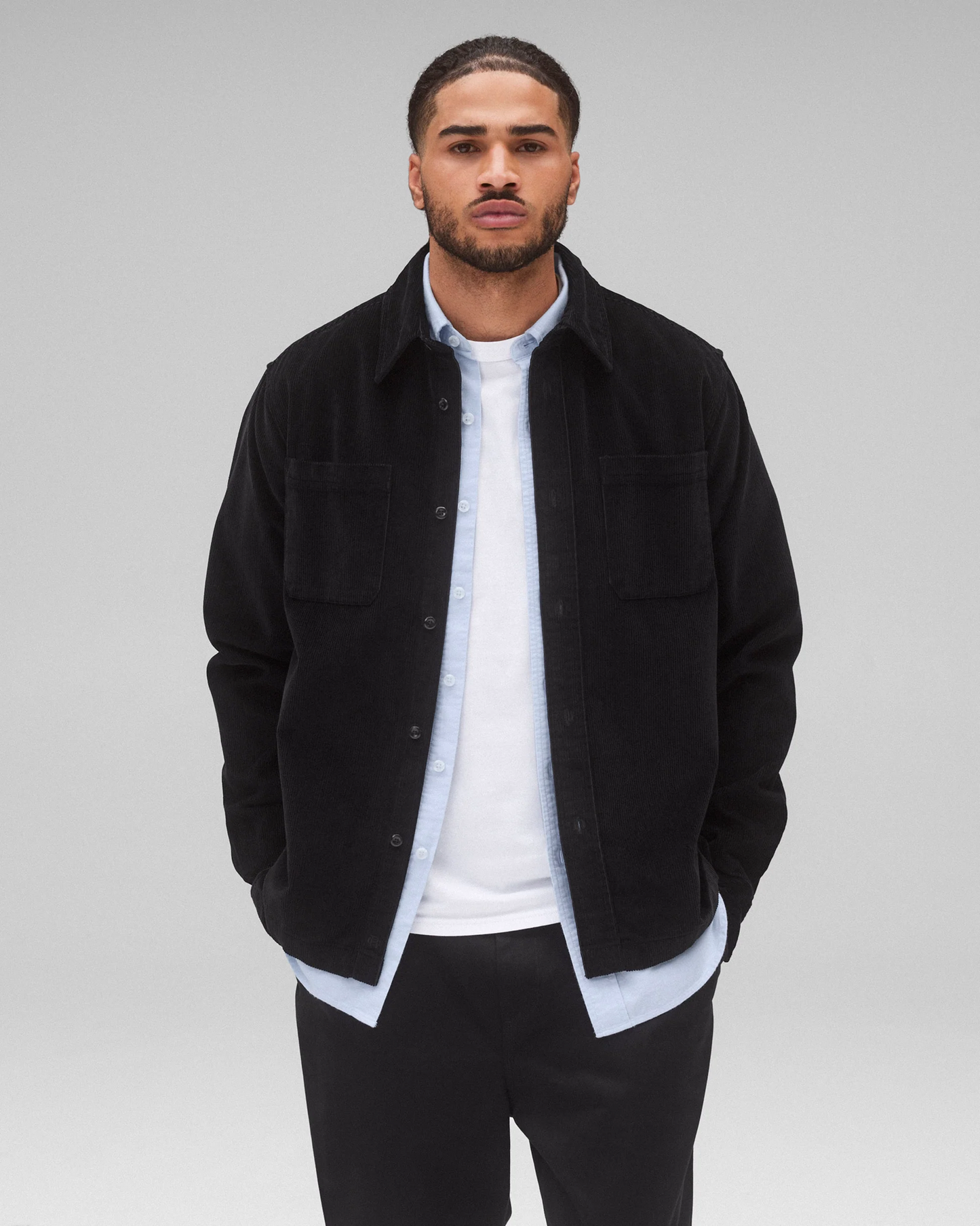 REIGNING CHAMP - CORDUROY CAMPUS OVERSHIRT