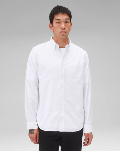 REIGNING CHAMP - COTTON OXFORD WINDSOR STANDARD SHIRT