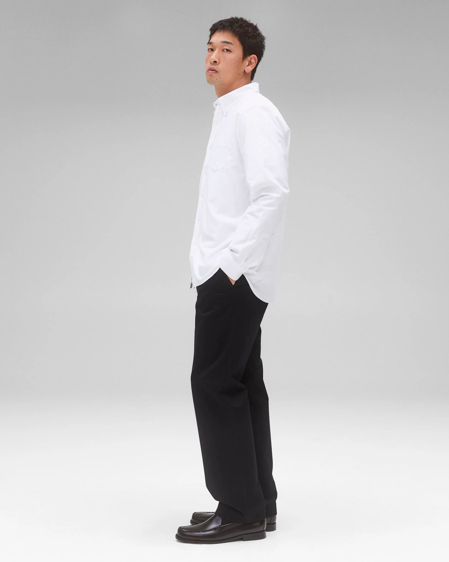 REIGNING CHAMP - COTTON OXFORD WINDSOR STANDARD SHIRT