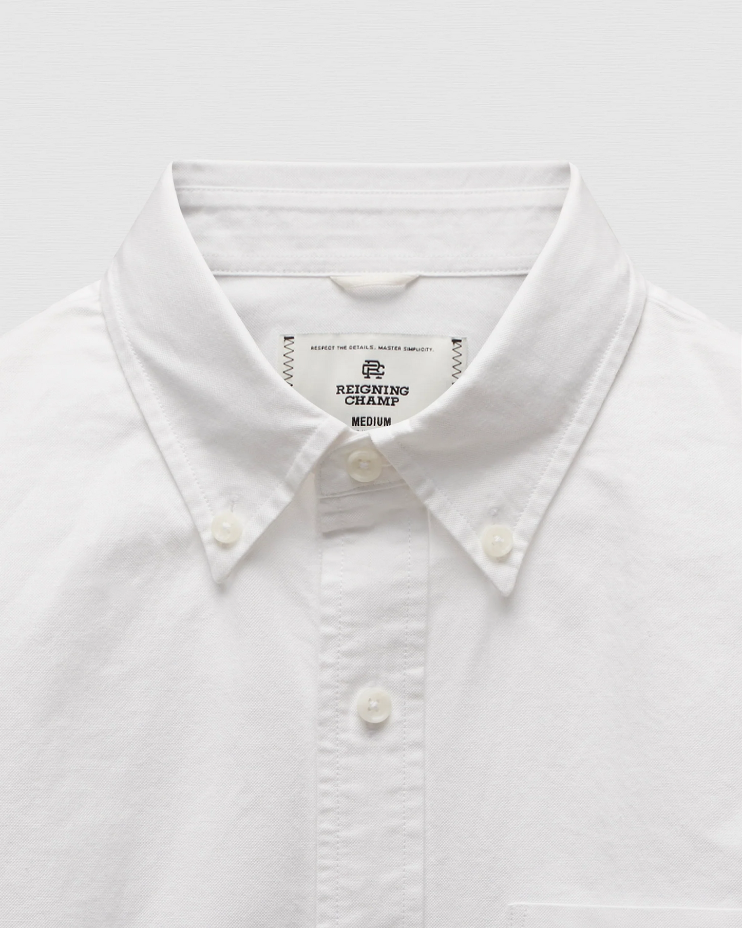 REIGNING CHAMP - COTTON OXFORD WINDSOR STANDARD SHIRT