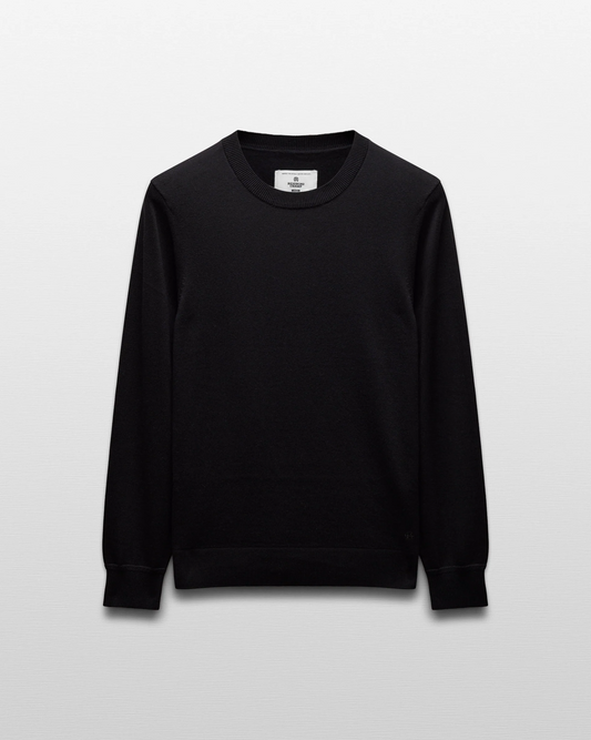 REIGNING CHAMP - COTTON CASHMERE RIVIERA CREWNECK