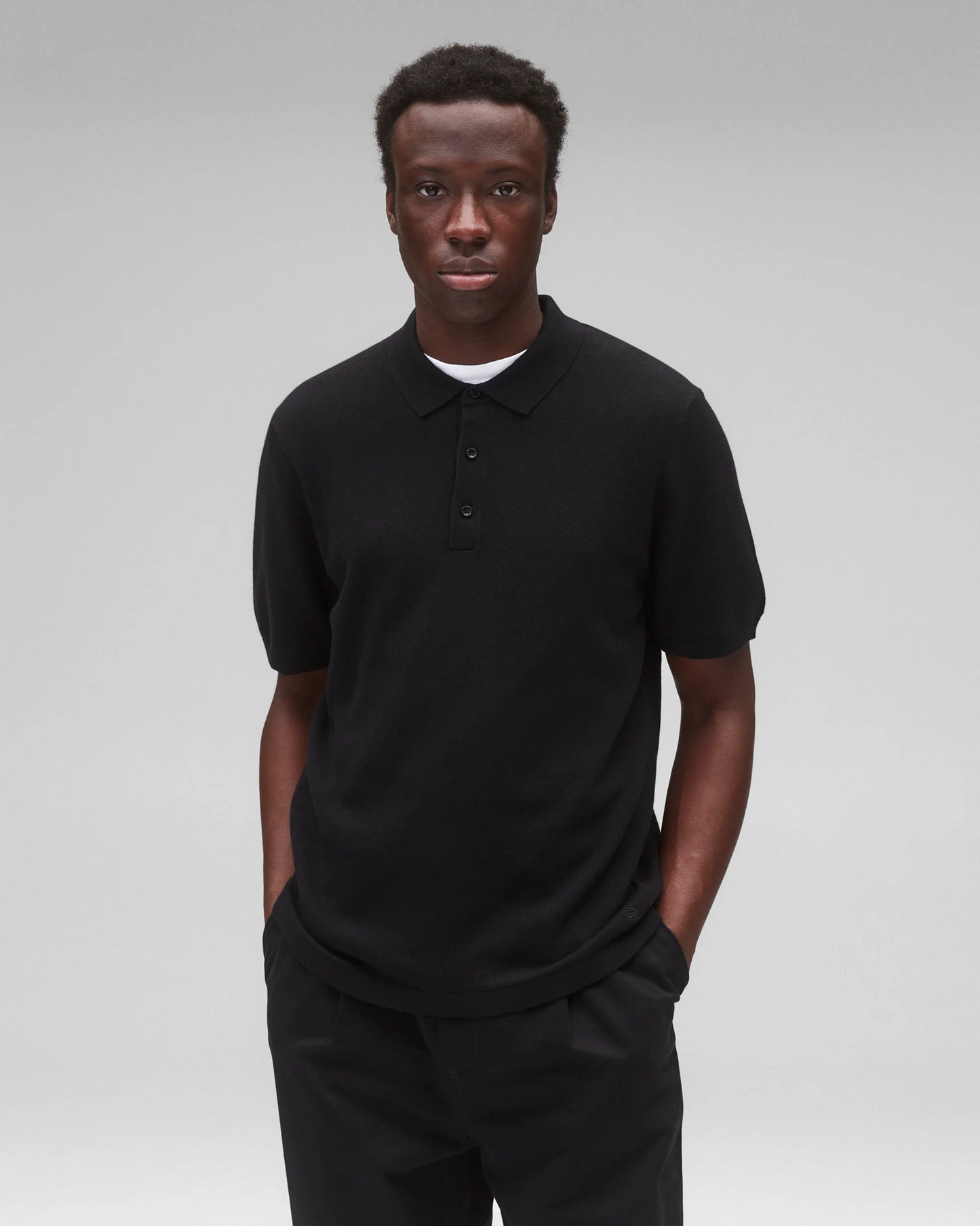 REIGNING CHAMP - COTTON CASHMERE RIVIERA POLO