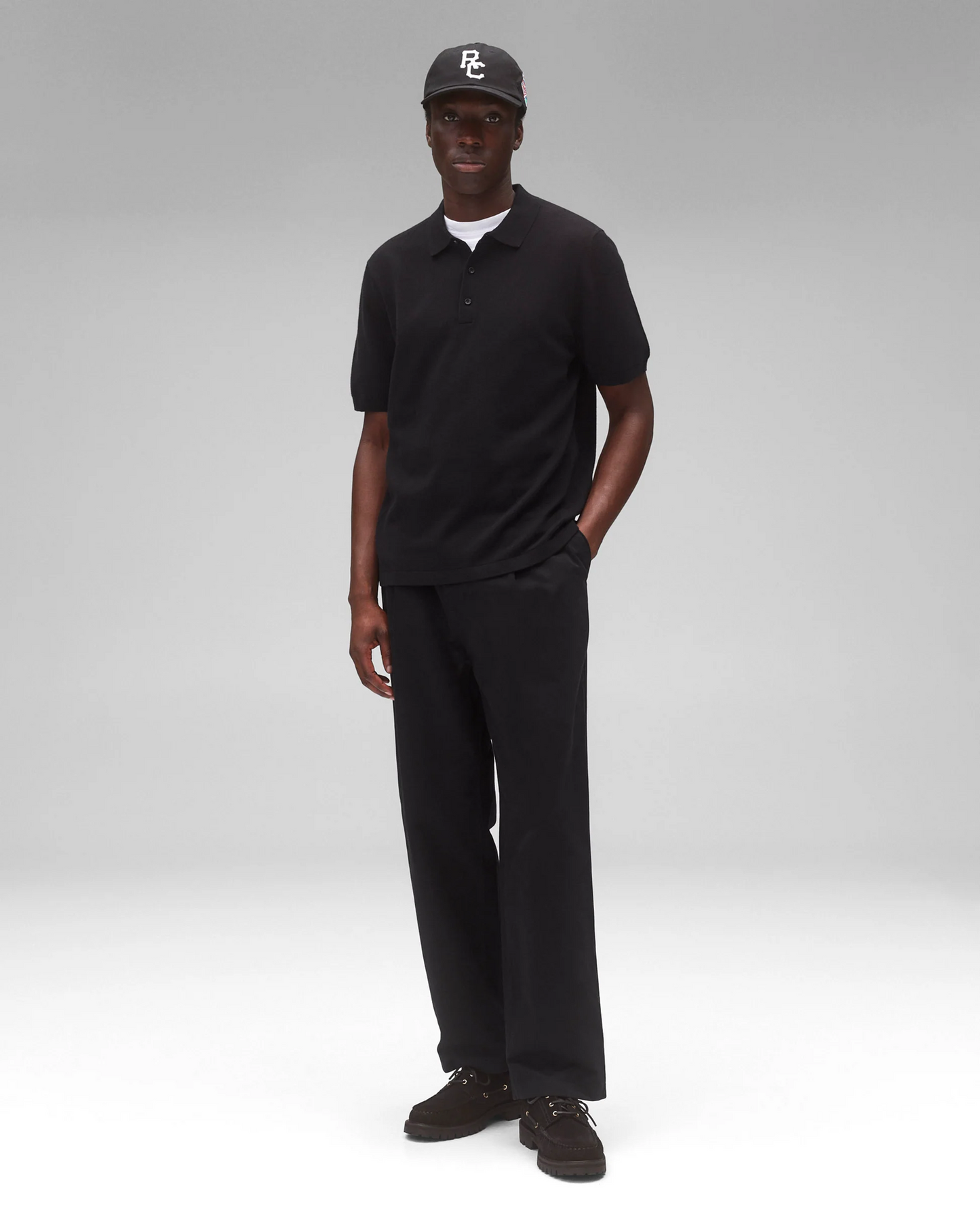 REIGNING CHAMP - COTTON CASHMERE RIVIERA POLO