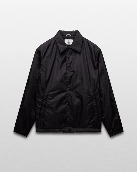 REIGNING CHAMP - ECONYL SATIN NYLON COACH'S JACKET